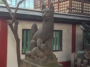 柳森神社 狛狐